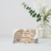 First Kiss, L'Amour et Psyché, Enfants, Bouguereau Visitekaartje (Staand voorkant)