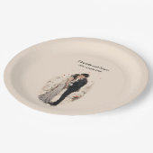 First Kiss Papieren Bordje (Gekanteld)