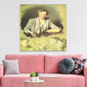 First Lady Anna Eleanor Roosevelt Canvas Afdruk (Insitu (Woonkamer))