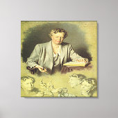 First Lady Anna Eleanor Roosevelt Canvas Afdruk (Voorkant)