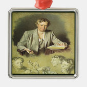 First Lady Anna Eleanor Roosevelt Metalen Ornament (Voorkant)