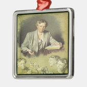 First Lady Anna Eleanor Roosevelt Metalen Ornament (Links)