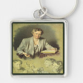 First Lady Anna Eleanor Roosevelt Sleutelhanger (Voorkant)