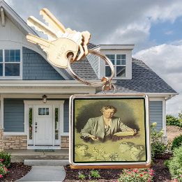 First Lady Anna Eleanor Roosevelt Sleutelhanger