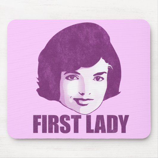 First Lady Jackie O Mousepad Muismat (Voorkant)