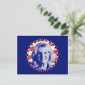 First Lady Jill Biden Stars and Stripes Briefkaart (Staand voorkant)