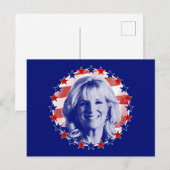 First Lady Jill Biden Stars and Stripes Briefkaart (Voorkant / Achterkant)