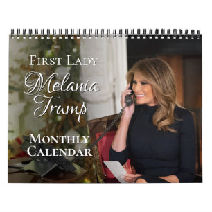 First Lady Melania Trump 2025 Foto Maandelijkse Mu Kalender