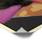 First Lady Michelle Obama - Gepersonaliseerd Poster (Hoek)