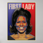 First Lady Michelle Obama Poster (Voorkant)