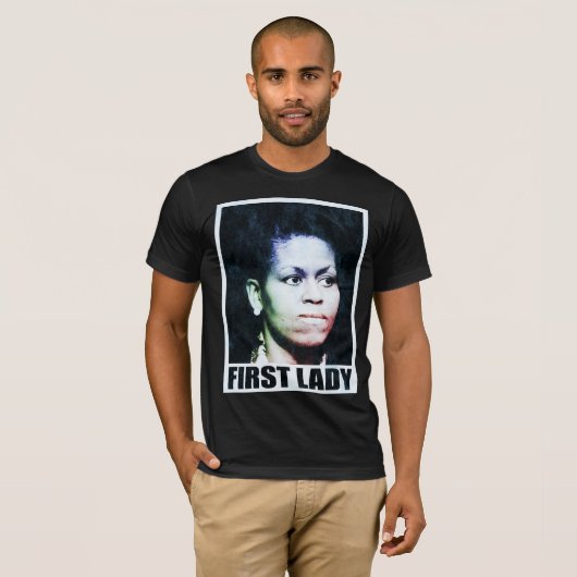 First Lady Michelle Obama T-Shirt (Voorkant volledig)
