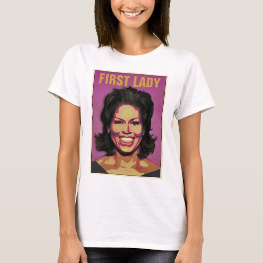 First Lady Michelle Obama -  T-shirt (Voorkant)
