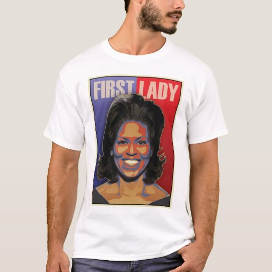 First Lady Michelle Obama T-shirt (Voorkant)