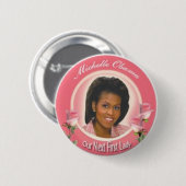 First Lady Ronde Button 5,7 Cm (Voorkant /achterkant)
