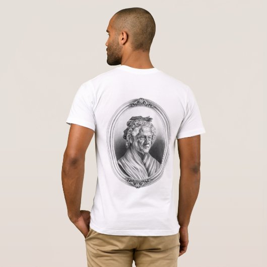 First Lady (Shirt van Mannen) T-shirt (Achterkant volledig)