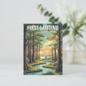 First Landing State Park Virginia Reis Briefkaart (Staand voorkant)
