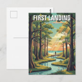 First Landing State Park Virginia Reis Briefkaart (Voorkant / Achterkant)