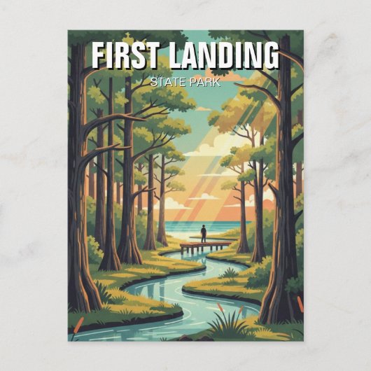 First Landing State Park Virginia Reis Briefkaart (Voorkant)