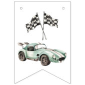 First Lap Around the Track, Happy Birthday Decor Vlaggetjes (Eerste vlag)