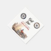 First Lap Little Racer 1st Birthday Servet (Hoek)