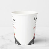 First Lap Race Car 1st Birthday Papieren Bekers (Rechts)