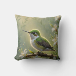 First Light Kin Hummingbird Throw Pillow Kussen