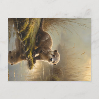 First Light Kin Otter Postcard – Gentle Joy Feestdagenkaart