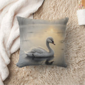 First Light Kin Swan Throw Pillow Kussen (Deken)