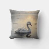 First Light Kin Swan Throw Pillow Kussen (Voorkant)