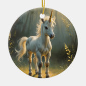 First Light Kin Unicorn Glass Ornament (Voorkant)