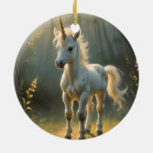 First Light Kin Unicorn Glass Ornament (Achterkant)