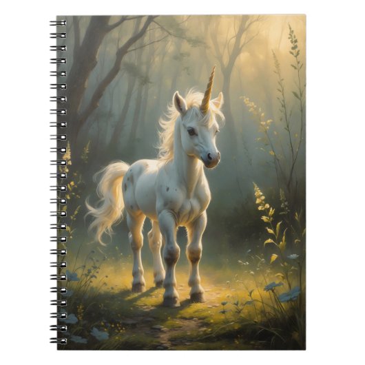 First Light Kin Unicorn Notebook Notitieboek (Voorkant)