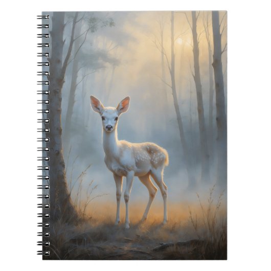 First Light Kin White Stag Notebook Notitieboek (Voorkant)