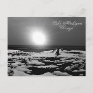 First Light Lake MIchigan Post Briefkaart
