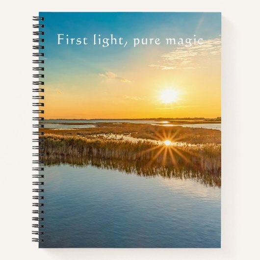 First Light Pure Magic Marshland  Notitieboek (Voorkant)