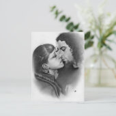 First Love Couple Briefkaart (Staand voorkant)