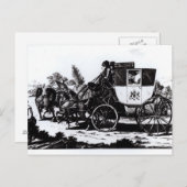 First Mail Coach, 1784 Briefkaart (Voorkant / Achterkant)