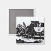 First Mail Coach, 1784 Magneet (Voorkant / Achterkant)