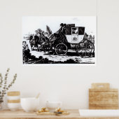 First Mail Coach, 1784 Poster (Keuken)