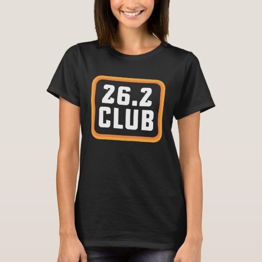 First Marathon Runner Running 26 2 Club Marathoner T-shirt (Voorkant)