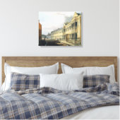 First Master's House, Harrow School, uit 'History' Canvas Afdruk (Insitu (Slaapkamer))
