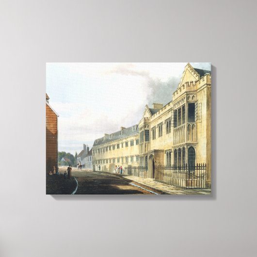 First Master's House, Harrow School, uit 'History' Canvas Afdruk (Voorkant)
