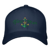 First Mate Nautical Star Anchor Green Pet (Voorkant)