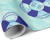 First Mate with Life Preserver Cadeaupapier (Rol Hoek)