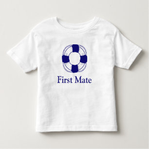 First Mate with Life Preserver Kinder Shirts