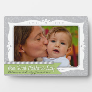 First Moederdag Plaque Fotoplaat
