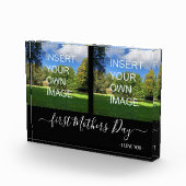 First Moederdag Two Photo Typography Fotoblokken (Rechts)