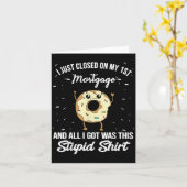 First Mortgage Housewarming Quote Meme New Homeown Kaart (Gele Bloem)