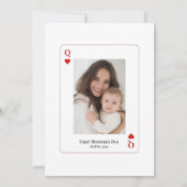 First Mother’s Day 2026 Card | Personalized Mom  Feestdagenkaart (Voorkant)