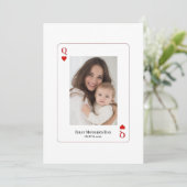 First Mother’s Day 2026 Card | Personalized Mom  Feestdagenkaart (Staand voorkant)